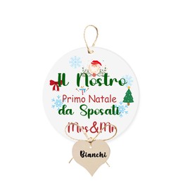 Christmas Bauble for the First Christmas Set for Christmas Tree Decoration - Decoration - The First Christmas Together - Gift Couple Christmas