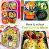 Silicone Lunch Box Dividers, 60 Pcs Bento Lunch Box Dividers
