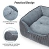 MIXJOY Dog Bed for Large Medium Small Dogs, Rectangle Washable