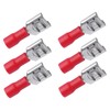 Insulated Spade Wire Connector FDD1.25‑250 Female Sturdy Durable Stable Convenient