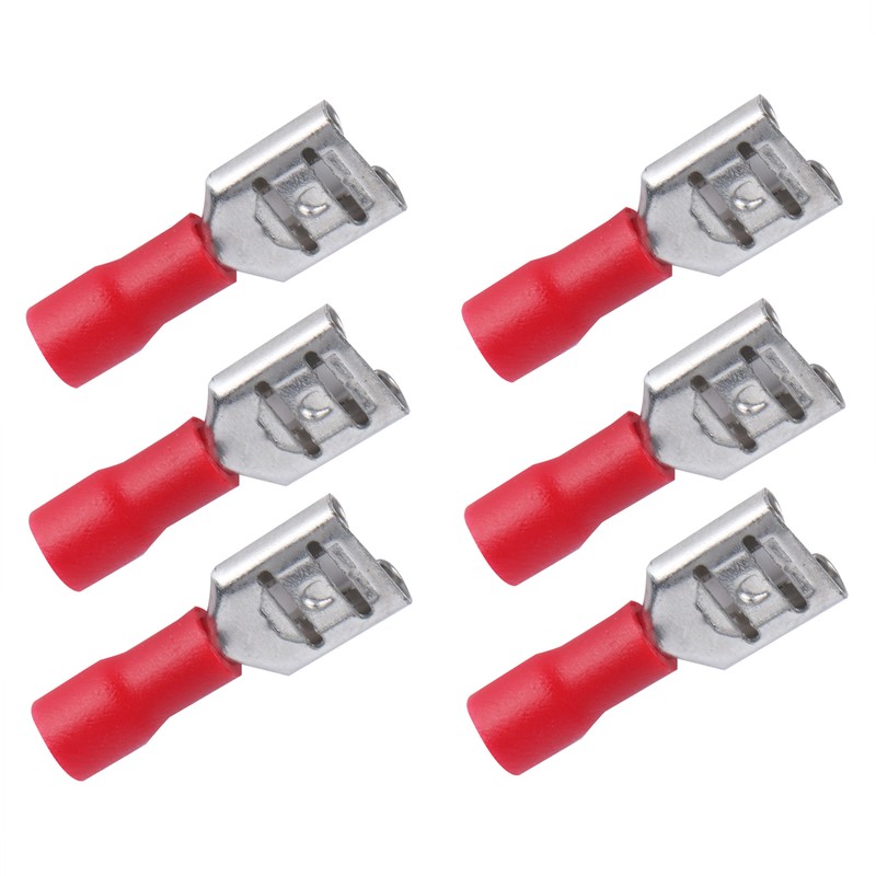 Insulated Spade Wire Connector FDD1.25‑250 Female Sturdy Durable Stable Convenient
