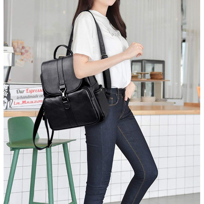 BUKESIYI CCJP78126 Women's Backpack, Mini Backpack, Pochette, Large Capacity, Waterproof,