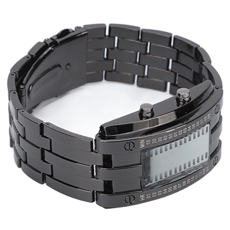 Men's Watch Fashion Exquisite Waterproof Alloy Men's LED Watch with