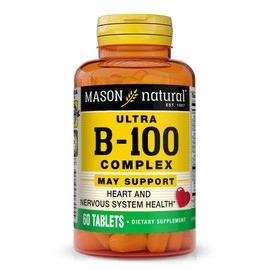 MASON NATURAL Ultra B,100 Complex, 100,Day Supply, for Normal Immune Support and Energy Metabolism