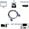 MECCANIXITY VGA to VGA Cable, 6 ft Black VGA to