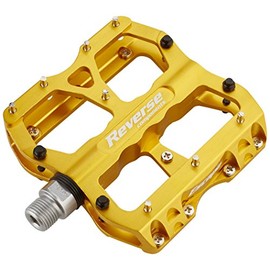 Reverse Escape Flat Bicycle Pedal Gold