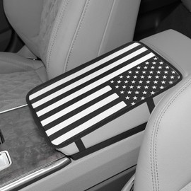 xbrtaia Center Console armrest pad Cover,Flag armrest car seat,7.5"x12.6" Cute Printing armrest Box pad，Protect The Central armrest Box, Suitable for Most car Interior Accessories