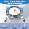 JOEJET Undercarriage Pressure Washer Attachment, Undercarriage Cleaner with 4 Wheels,