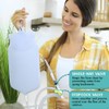 Enema Bag Kit - 2 Quart Clear Non-Toxic Silicone -
