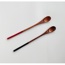 KXLCGYK Wooden Muddler Spoon Set of 2 Long Spoons Stirring Sticks Pair Muddler Coffee Spoon Teaspoon Stirrer Set Stirring Spoon Not Dishwasher Safe