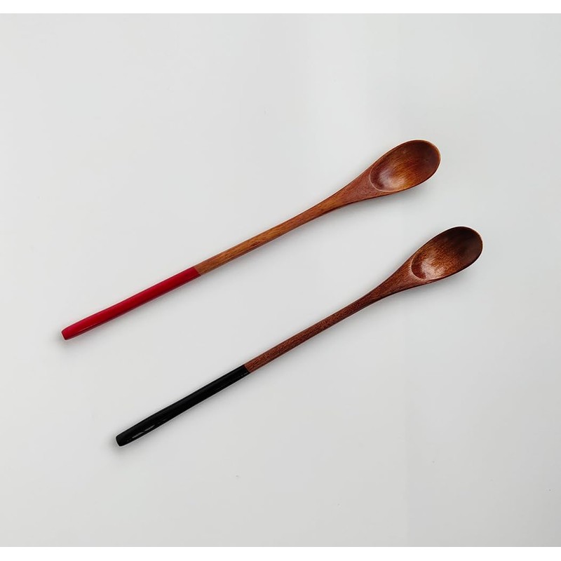 KXLCGYK Wooden Muddler Spoon Set of 2 Long Spoons Stirring