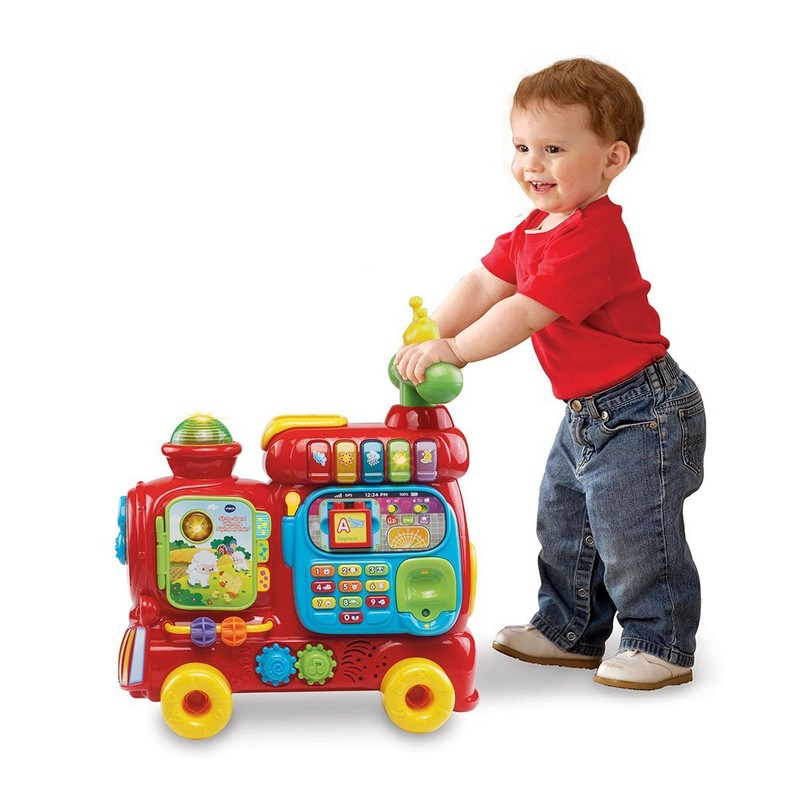 VTech Sit-To-Stand Ultimate Alphabet Train (Frustration Free Packaging), Red
