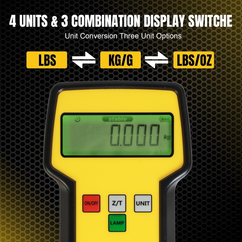 YELLOW JACKET Refrigerant Scale 110 LBS HVAC Freon Scale High