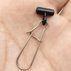 50pcs Fishing Line Sinker Slide with Duo-Lock Snap Hooked Snap
