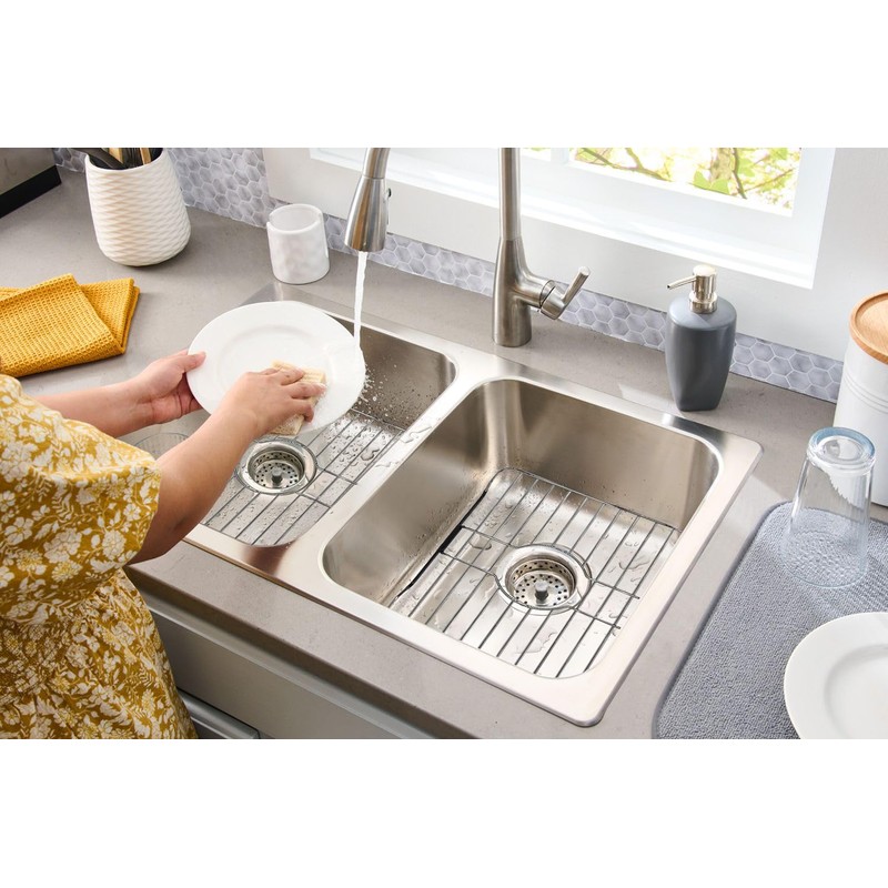 SunnyPoint 304 Stainless Steel Sink Protector Rack – Rust-Resistant Grid