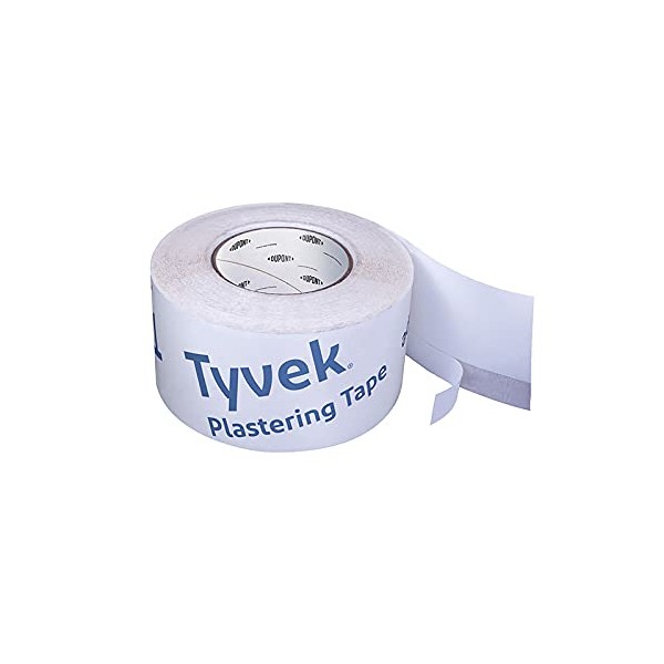 Tyvek Dupont Plastering Tape, Window Tape 80mm X 25m