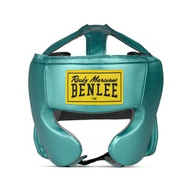 BENLEE Mike Head Guard Faux Leather L/XL, Metallic Green/Black