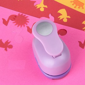 1 Inch Paper Punch Hole Puncher Crafts Punch for Making DIY Crafts Greeting Card (Circle)