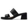 Clarks Women Jaylan Dusk Black Leather 11 Medium