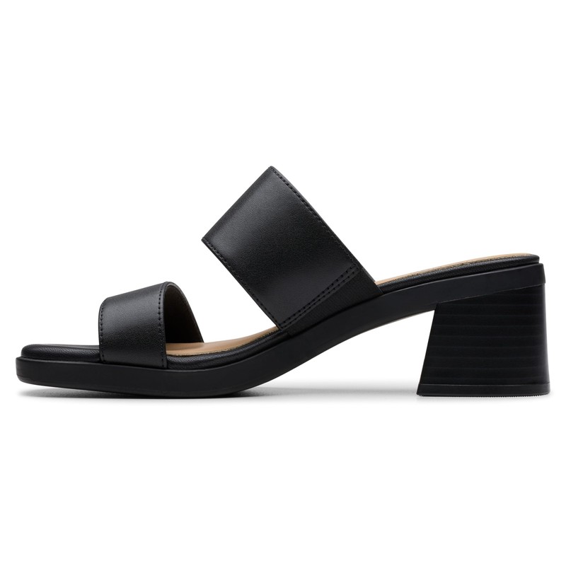 Clarks Women Jaylan Dusk Black Leather 11 Medium