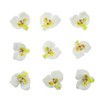 HOKPA Artificial Silk Phalaenopsis Flower Heads, Fake Butterfly Orchid Head