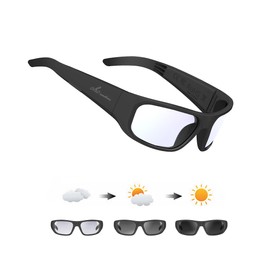 OhO sunshine Water Resistance Audio Sunglasses, Open Ear Bluetooth Smart Glasses to Listen Music and Make Phone Calls with Polarised UV400