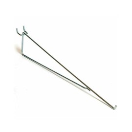 Metal Pegboard Hook 16 Inch - Pegboard Shelf Brackets 16 Inch - Pegboard Shelf Hooks 16 Inch - Heavy Duty Metal Pegboard Shelving Hooks - Garage Pegboard Hooks 16 Inch - Peg Hook Shelf Bracket (6 Pcs)