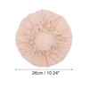 VOCOSTE Shower Cap Hair Cap Double Layer Waterproof Reusable Bath