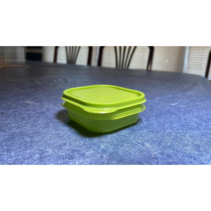COMPAC HOME Square Bowl Container - 7oz - Light Green