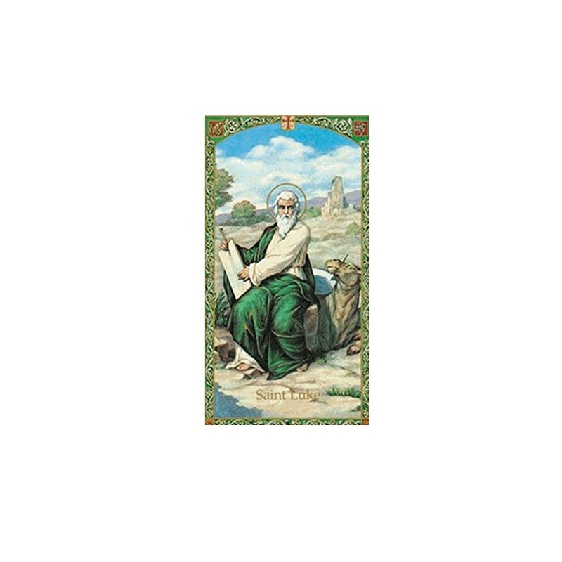 Prayer to Saint Luke The Beloved Physician Laminated Holy Card