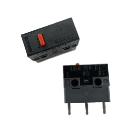 HUANO Red Dot Long-Pin 4mm Rise 10M Mouse Micro Switch 12.8x5.8x11.2m