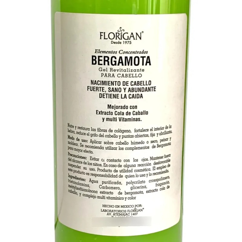 Bergamota Tonico Y Gel Anticalvicie Estimulante Florigan®