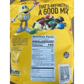 M&M's Peanut Milk Chocolate Candy SUPER BOWL Party Size - 38 oz Bag