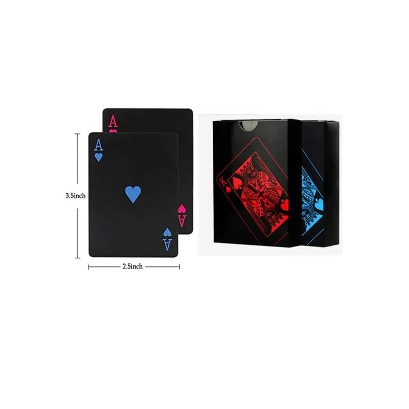 Set De 2 Barajas Cartas Poker 100% Plastico Lavables