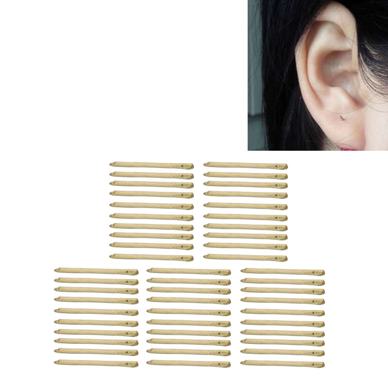 50pcs Tea Stem Stud Earrings Prevent Inflammation Tea Rod Curing