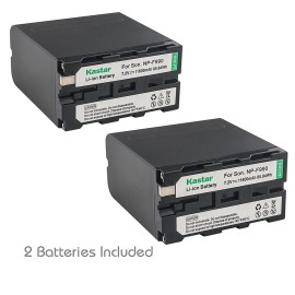 For Sony 2x Kastar Battery for Sony NP-F990 HVR-HD1000U Z1U Z5U Z7U HXR-MC2000U NX5