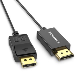 DisplayPort to HDMI Cable, 4K Uni-Directional DP to HDMI Cord for DP Source to HDMI Display
