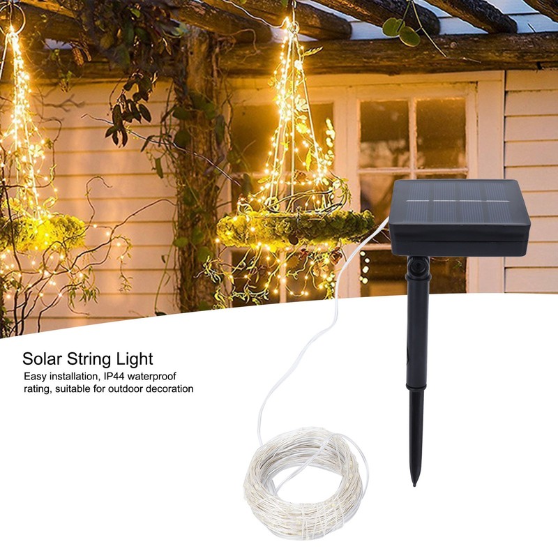 300LED Solar String Lights IP44 Waterproof Outdoor Garden Courtyard Decoration