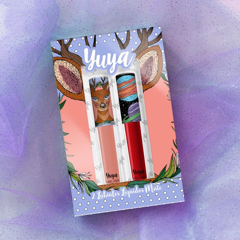 Yuya - Republic Cosmetics Set de 2 Labiales Líquidos "Bonita",
