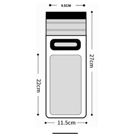 EARTH&RIVER - Bolsa seca para teléfono celular, mantiene tu teléfono seguro y seco, apta para todas las aventuras, IPX8, respetuosa con el medio ambiente