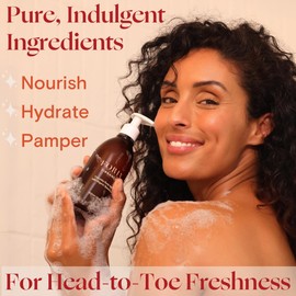 FORIA FORIA Everyday Body Wash | Organic, All-Natural, pH-Friendly Feminine Wash | Fragrance-Free with Probiotics | Sensitive Skin Safe | 10 Fl Oz