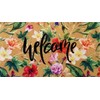 NociHah Hello-Summer-Welcome-Mat-Outdoor-Sunflower-Coir-Doormats-Front-Door-Mat-Outside-Entrance-Summer-Funny-Doormat 30"x17" (Hello Summer)