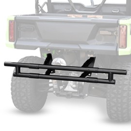 SAUTVS Rear Bumper for Honda Pioneer 520 2021-2025, Heavy Duty Double-Tube Rear Brush Guard Protector Bumper Compatible with Honda Pioneer 520 Accessories