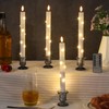 Rossesay 10 Pcs Flameless Window Candle with Built in String