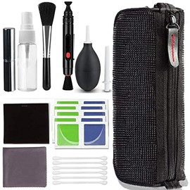 Kit de Limpieza para Camara, Juego de 10 Pcs Perfecta para Cmaras DSLR y Dispositivos Electrnicos Delicados, Ms Profesional                           