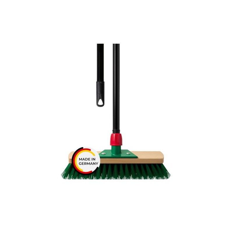 Rival Street Broom with Scraper Edge & Telescopic Handle -