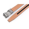 KUULIMEE Men's Ratchet Leather Belt for Men Suit Business Jeans,