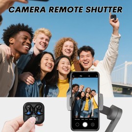 Bluetooth Fernbedienung für TikTok Page Turner mit Unsichtbare Kopfhörer mit Silikonarmband Kabellos zum Schlafen Bildschirmklicker Wireless Sleep Earbuds Headphones Schlafkopfhörer Seitenschläfer