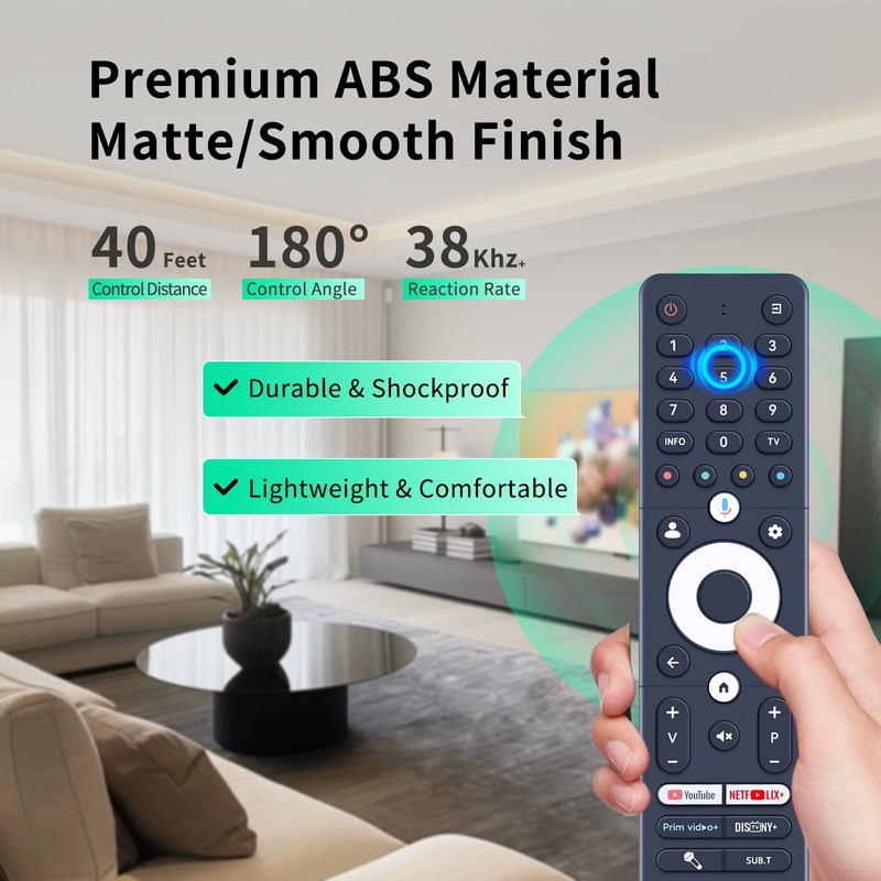 WDZP New SRC-4020-01 Voice Remote Control Replacement Fit for Vision