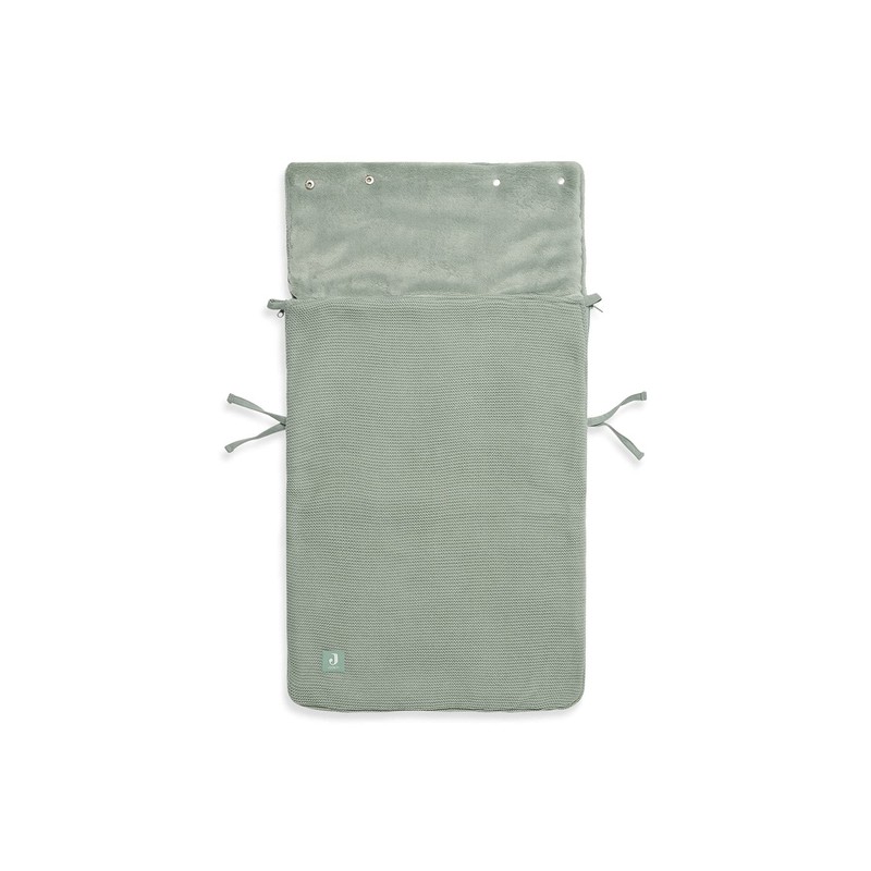 Jollein Footmuff Basic Knit Forest Green - For Baby Car